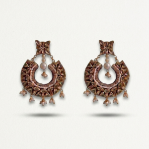 hand made kundan chand bali
